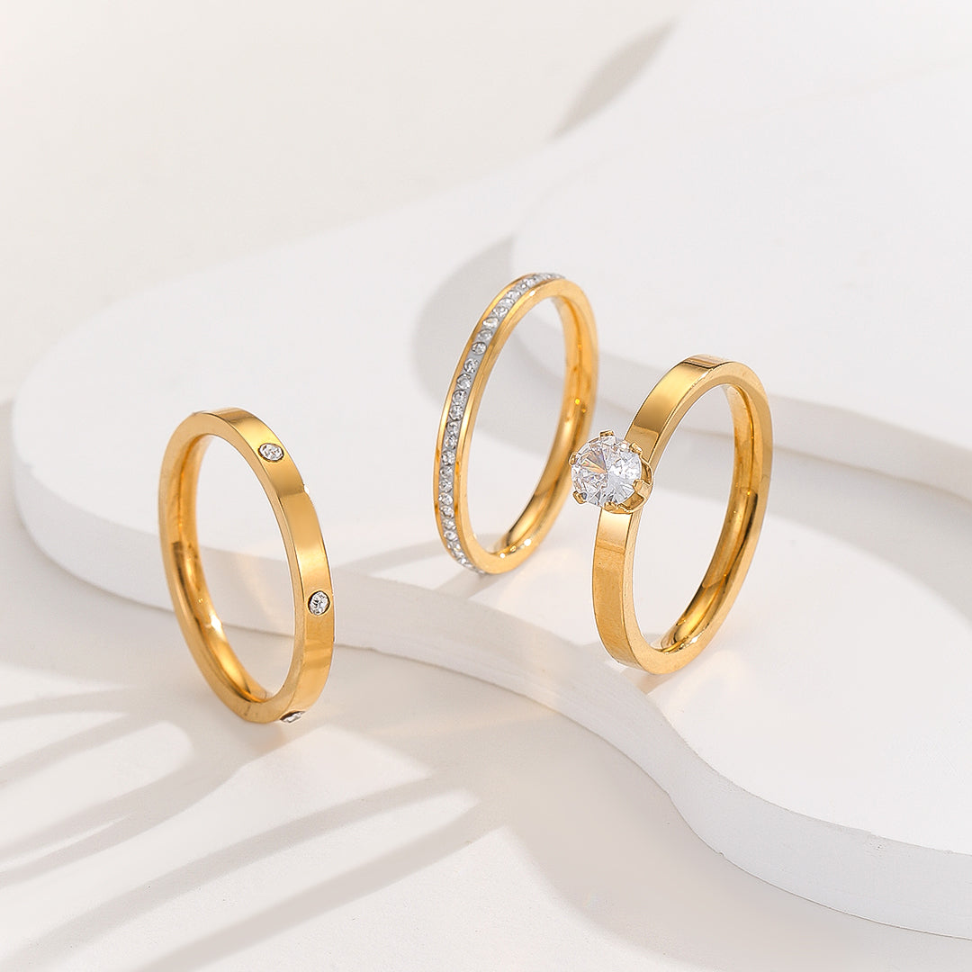 CurrentDealz™ Minimalist Gold Rings