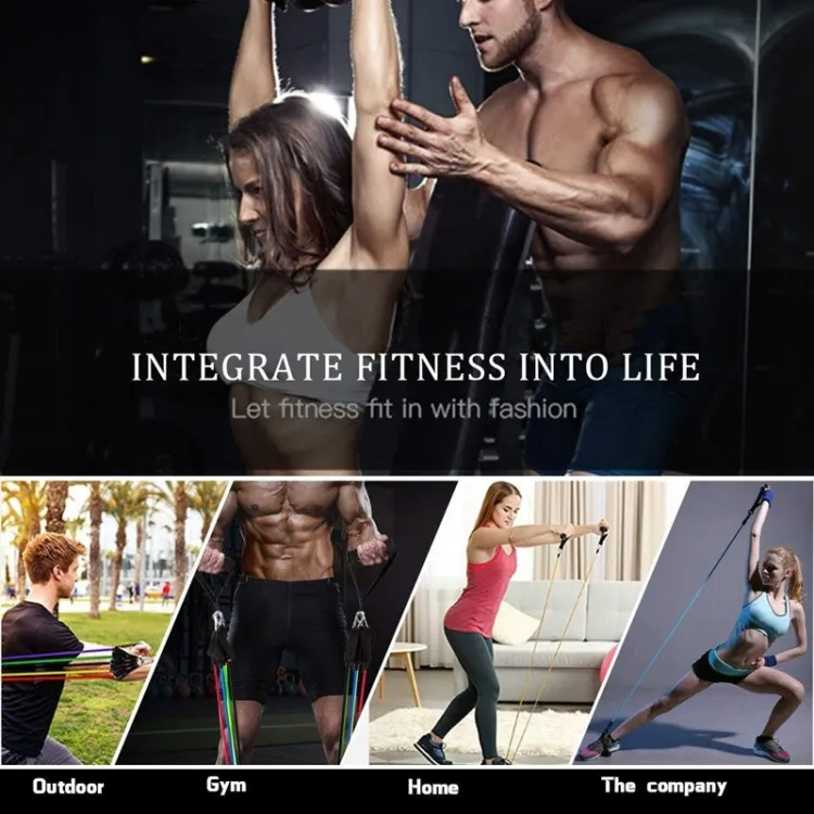CurrentDealz™ Power Exercise Resistance Band Set 5 In 1