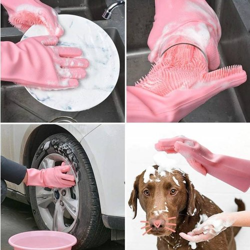 CurrentDealz™ Original Magic Silicon Dish-washing Gloves