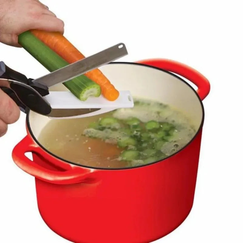 CurrentDealz™ 2 in 1 Salad Chopper Vegetable Cutter
