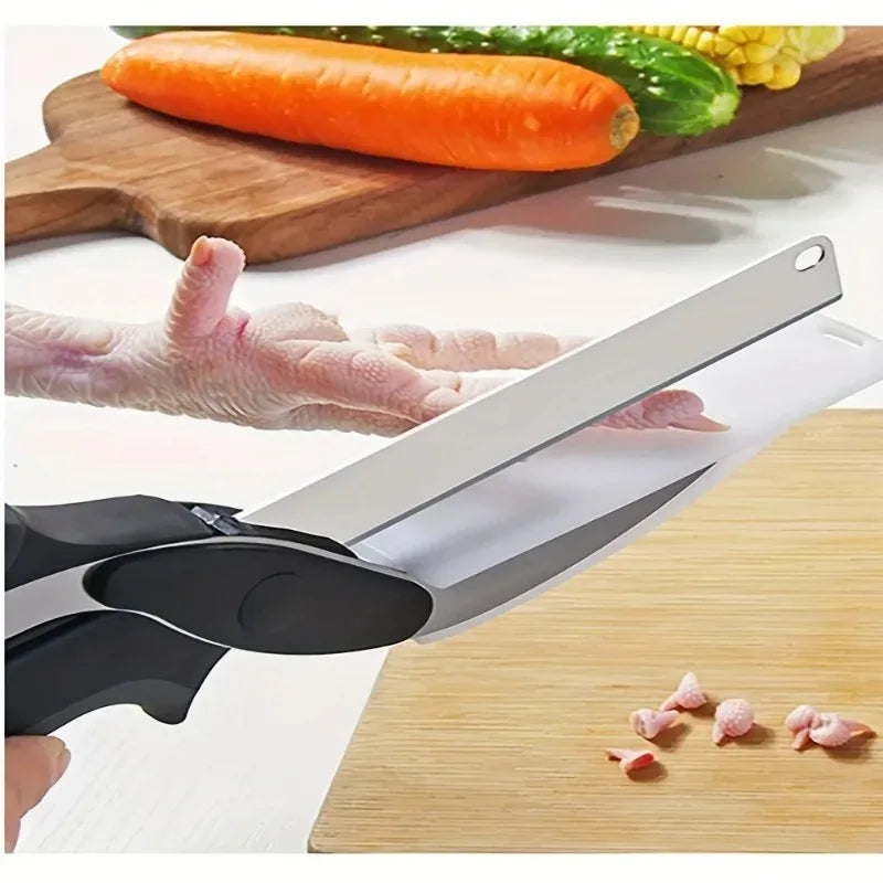 CurrentDealz™ 2 in 1 Salad Chopper Vegetable Cutter