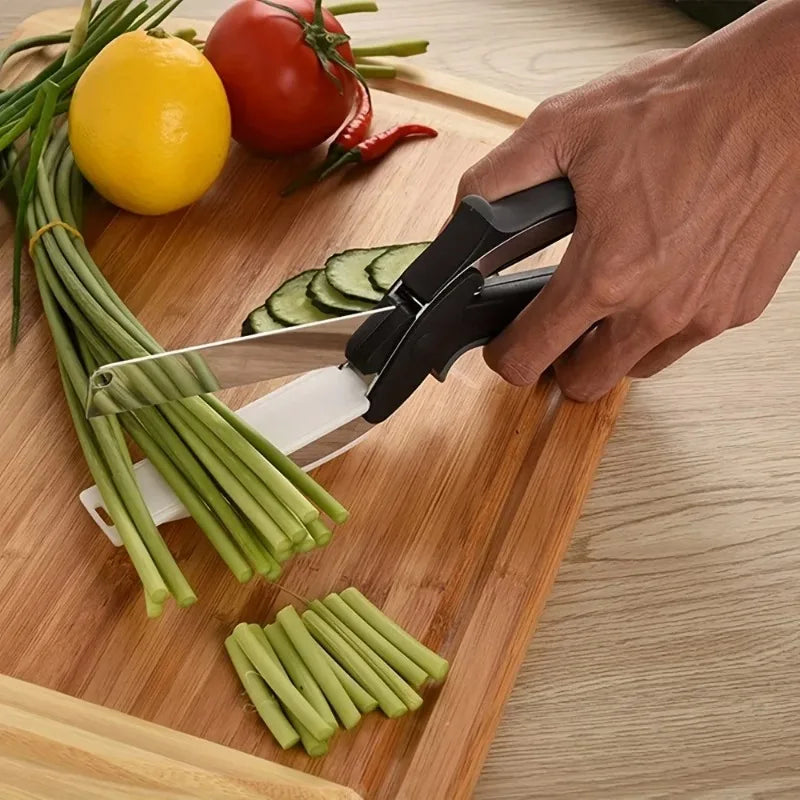 CurrentDealz™ 2 in 1 Salad Chopper Vegetable Cutter