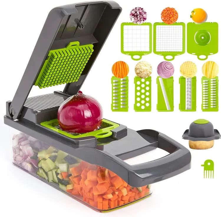 CurrentDealz™ Vegetable and fruit cutter nicer dicer all in one