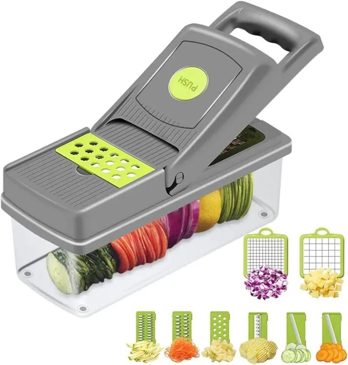 CurrentDealz™ Vegetable and fruit cutter nicer dicer all in one
