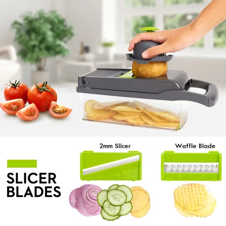 CurrentDealz™ Vegetable and fruit cutter nicer dicer all in one