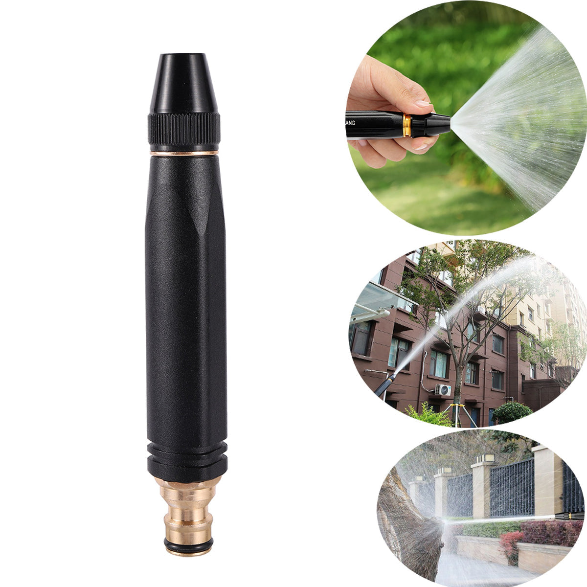 CurrentDealz™ Metal Body Black Nozzle - Cleans Effortlessly