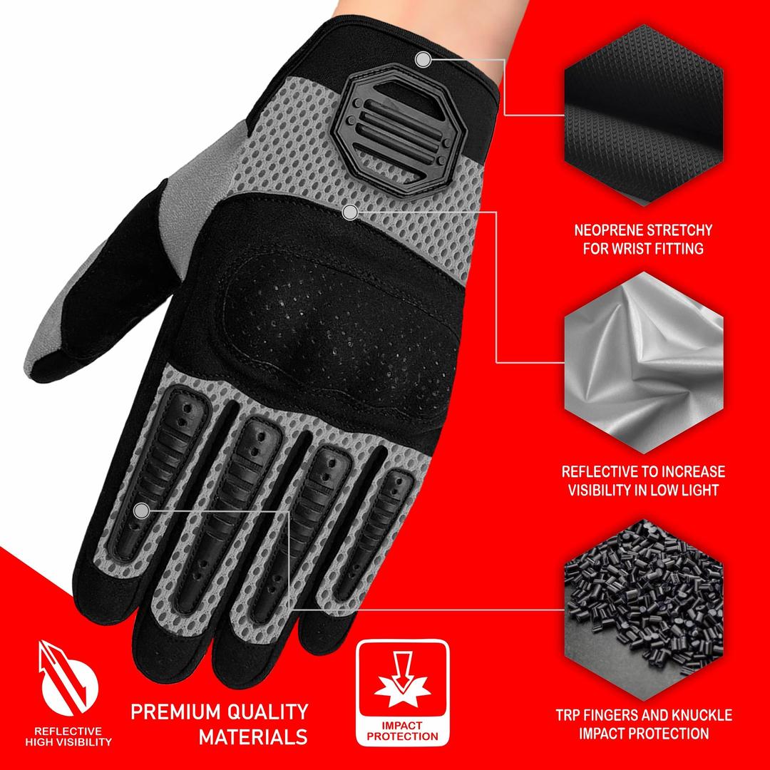 CurrentDealz™ Motorcycle Gloves, Extreme2 | Verstile use with 20% Off