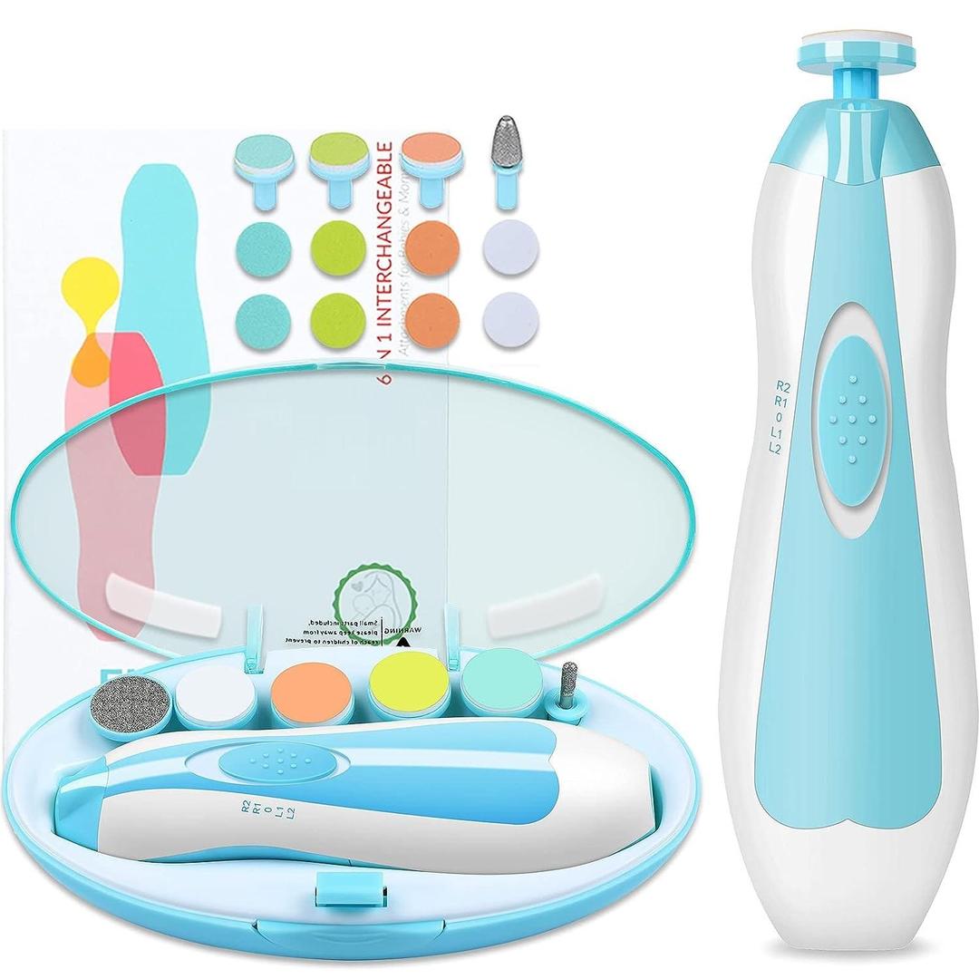 CurrentDealz™ Electric Baby Nail Trimmer Safe