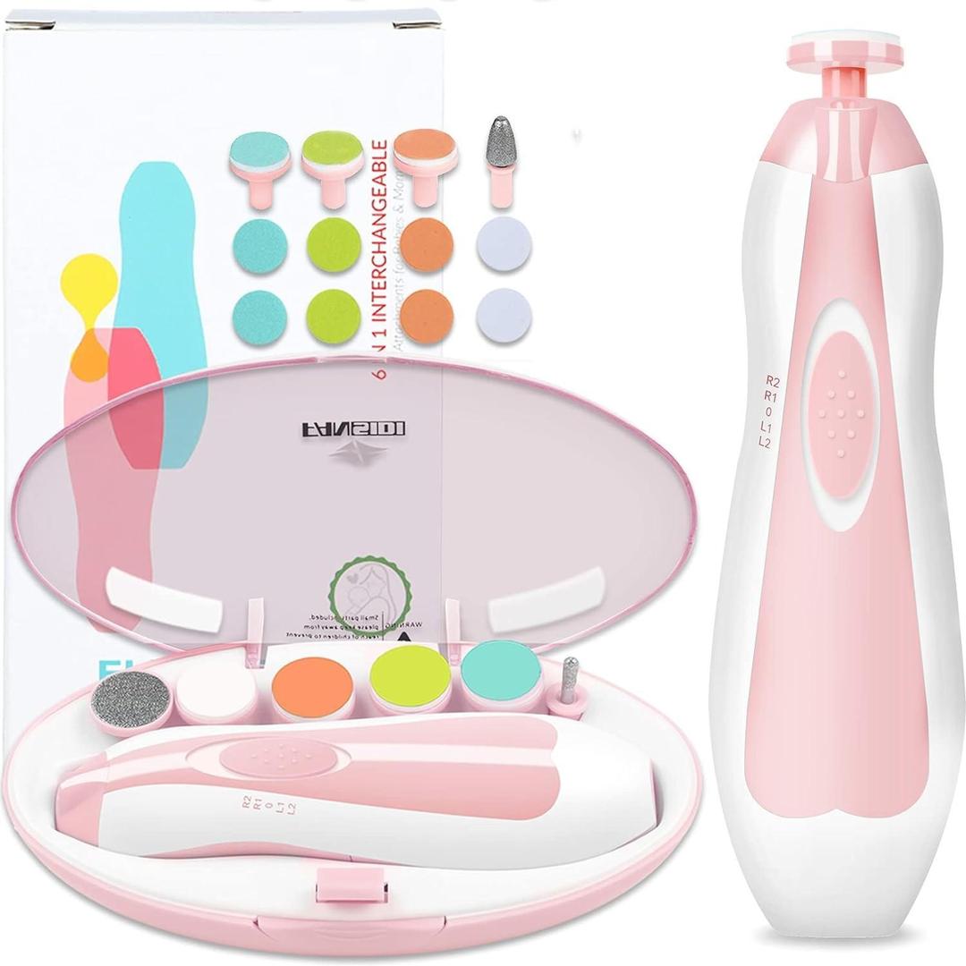 CurrentDealz™ Electric Baby Nail Trimmer Safe