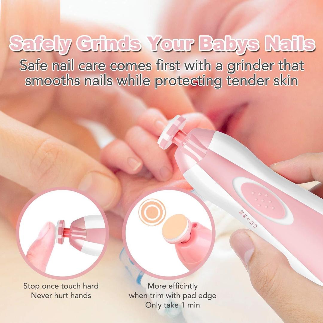 CurrentDealz™ Electric Baby Nail Trimmer Safe