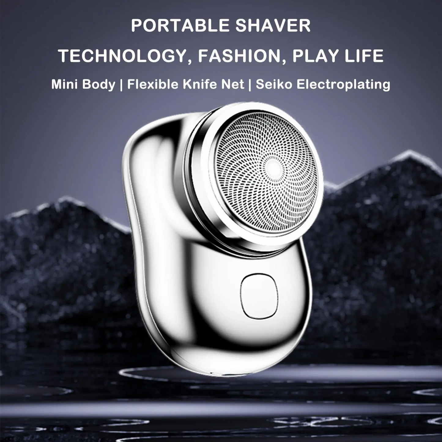 CurrentDealz™ Mini Type-C Fast Charging Pocket Razor