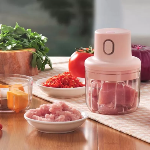 CurrentDealz™ Portable Mini Electric Garlic Food Chopper