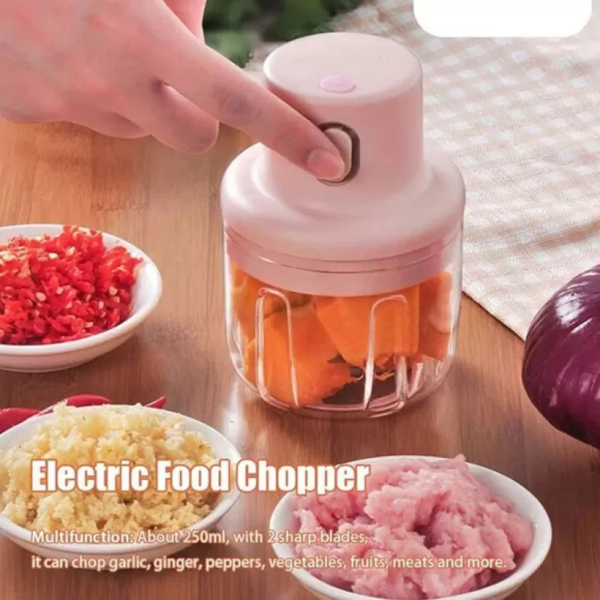 CurrentDealz™ Portable Mini Electric Garlic Food Chopper