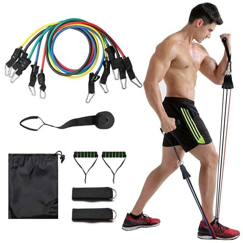 CurrentDealz™ Power Exercise Resistance Band Set 5 In 1