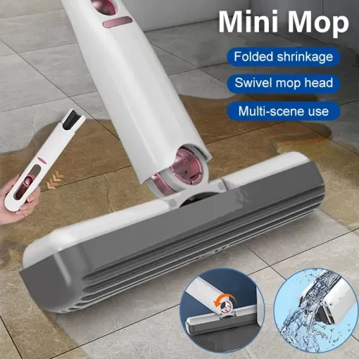 CurrentDealz™ New Portable Mini Squeeze Mop