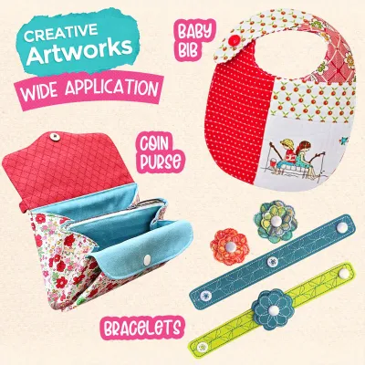 CurrentDealz™ Snap Button Tool Kit With 20 Tich Button