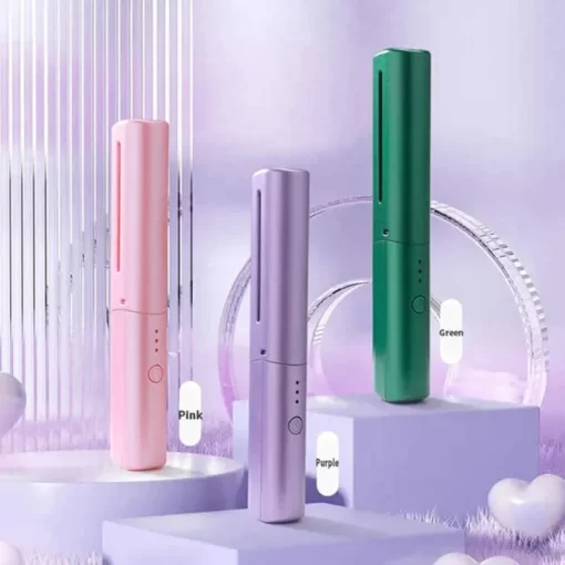 CurrentDealz™ Travel Comb Cordless Rechargeable Hair Straightener