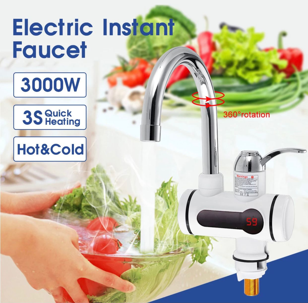 CurrentDealz™ Electric Faucet Water heater