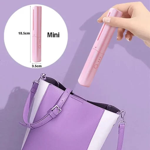 CurrentDealz™ Travel Comb Cordless Rechargeable Hair Straightener