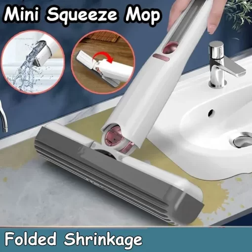 CurrentDealz™ New Portable Mini Squeeze Mop