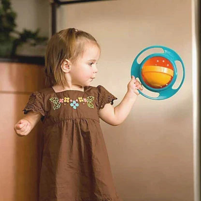 CurrentDealz™ Gyro Bowl for kids | 360 Degree bowl