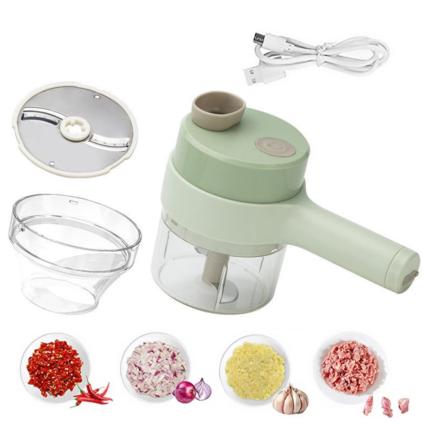 CurrentDealz™ Electric Handheld Food Chopper
