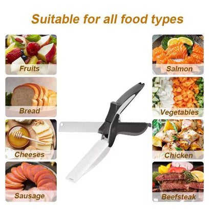2 In 1 Clever Cutter & Scissors