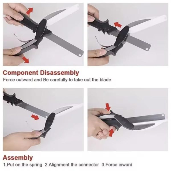 2 In 1 Clever Cutter & Scissors