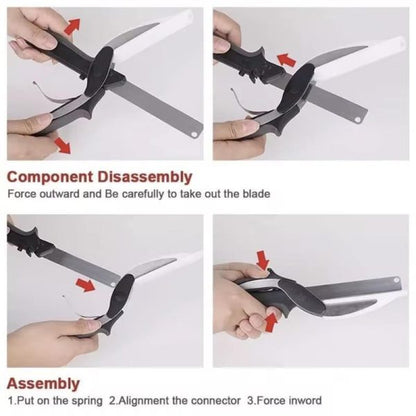 2 In 1 Clever Cutter & Scissors