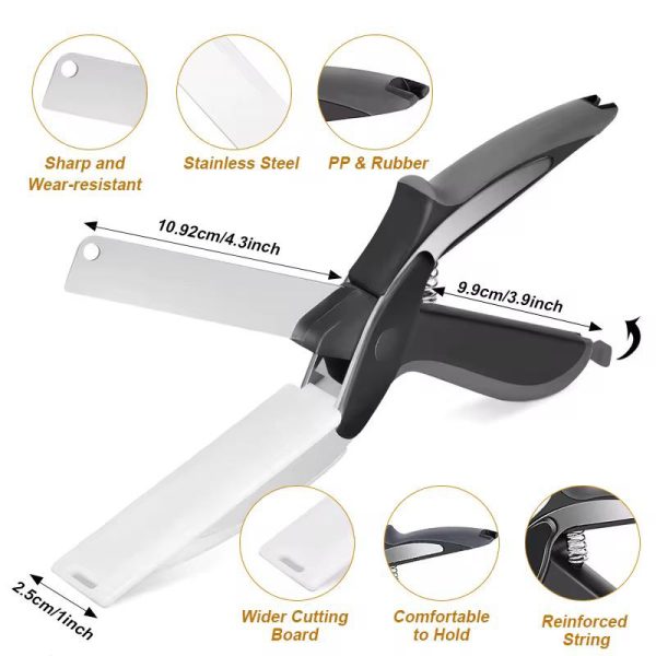 2 In 1 Clever Cutter & Scissors