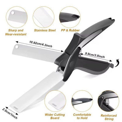 2 In 1 Clever Cutter & Scissors