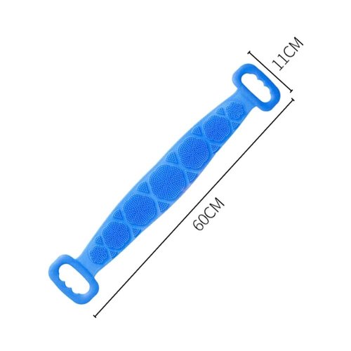 CurrentDealz™ Body Wash Silicone Body Scrubber Belt | Pack Of 2