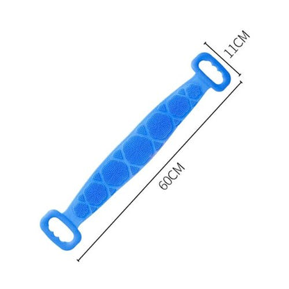 CurrentDealz™ Body Wash Silicone Body Scrubber Belt | Pack Of 2