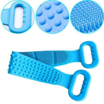 CurrentDealz™ Body Wash Silicone Body Scrubber Belt | Pack Of 2