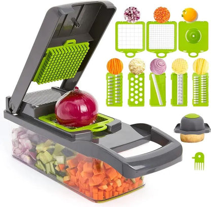 CurrentDealz™ Vegetable and fruit cutter nicer dicer all in one