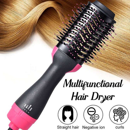 CurrentDealz™ Hot Air Brush Multi-Function HairDryer Straightener Curler CombOne Step Professional Salon Hai..