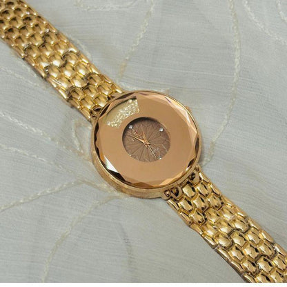 Stylish Women's Rose Watch with Chain Strap