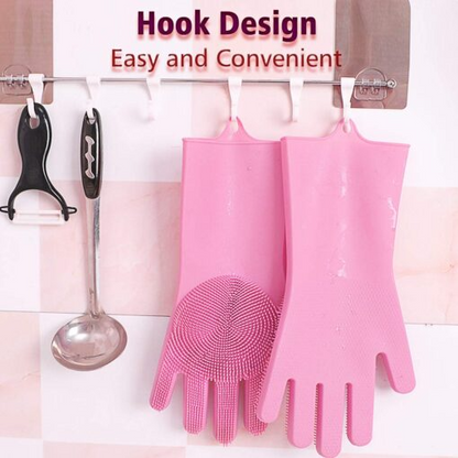 CurrentDealz™ Original Magic Silicon Dish-washing Gloves